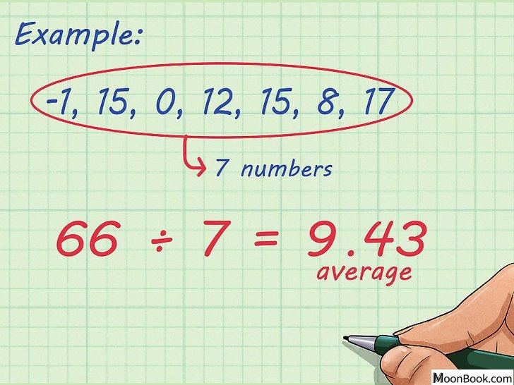 以Calculate Averages (Mean, Median, Mode) Step 4为标题的图片