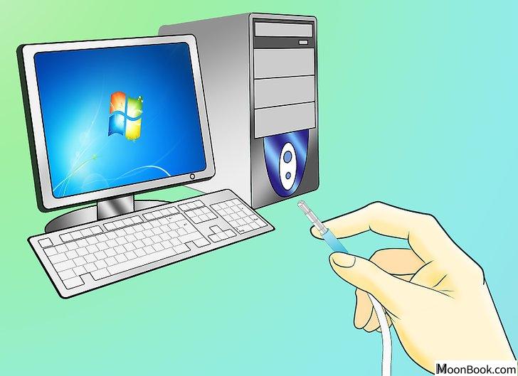 以Connect a Headset to PC Step 2为标题的图片
