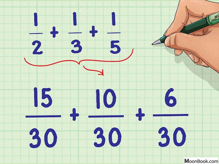 以Find the Least Common Denominator Step 3为标题的图片