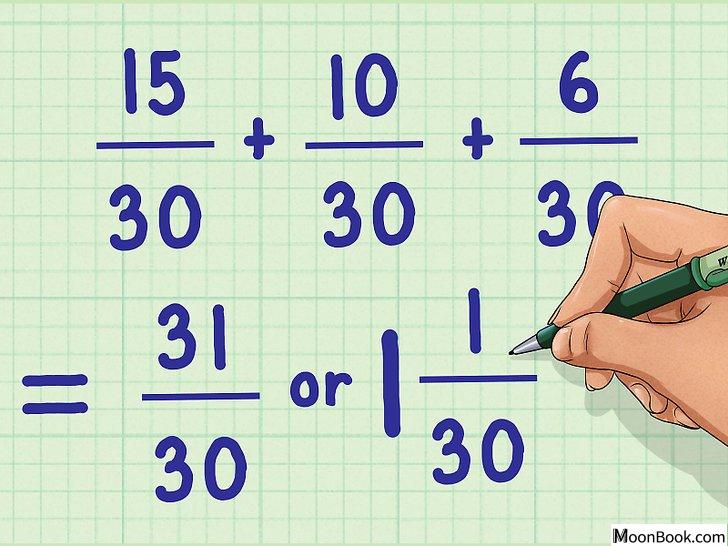 以Find the Least Common Denominator Step 4为标题的图片