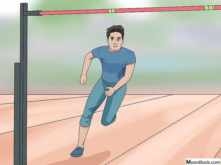 以High Jump (Track and Field) Step 1为标题的图片