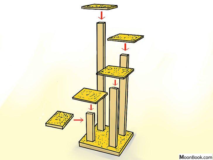 以Make a Cat Tree Step 7为标题的图片