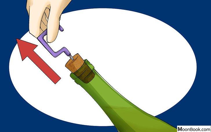 以Open a Wine Bottle Without a Corkscrew Step 7为标题的图片