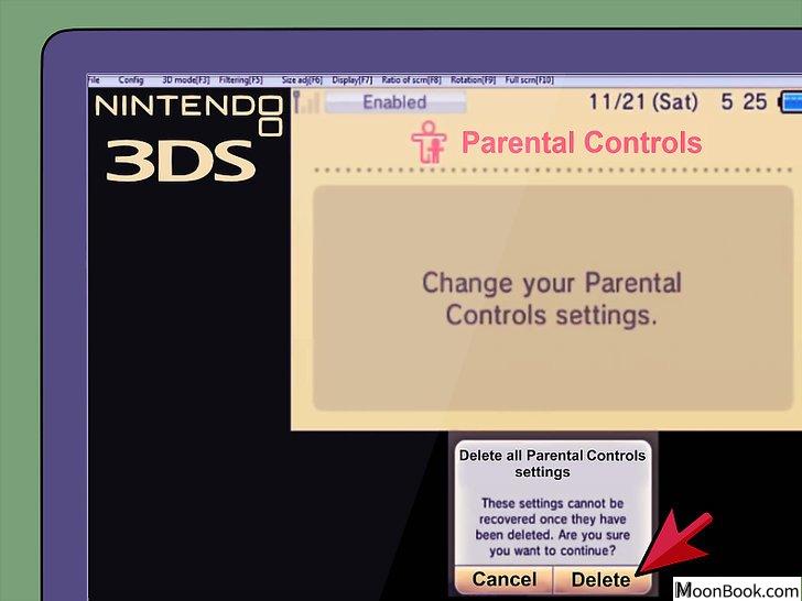 以Turn Off Parental Controls Step 22为标题的图片