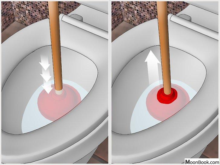 以Unclog a Toilet Step 10为标题的图片