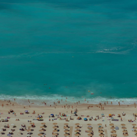 夏日与海  

