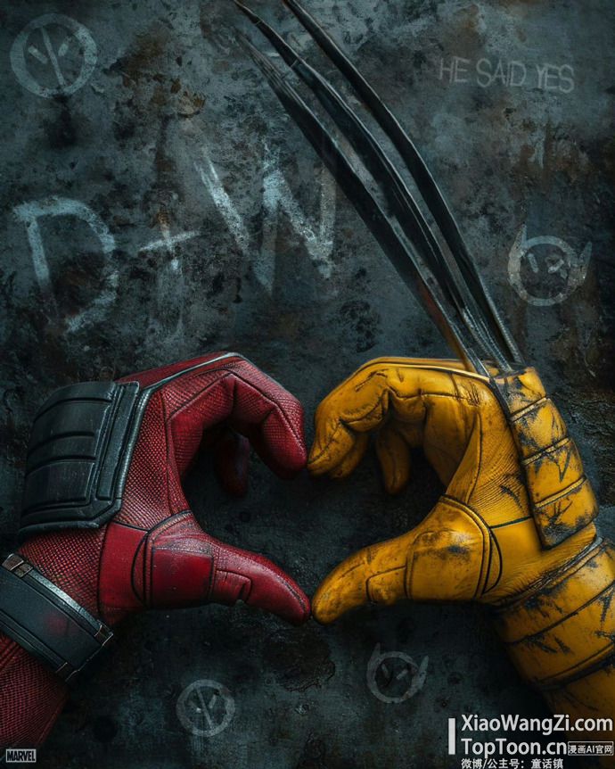 死侍与死党 Deadpool & Wolverine (2024) 趣味海报 已上!就冲这个封面,小王子也得看了!